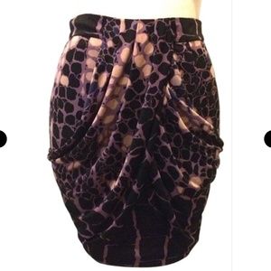Tibi Grenada M silk blend skirt Preowned